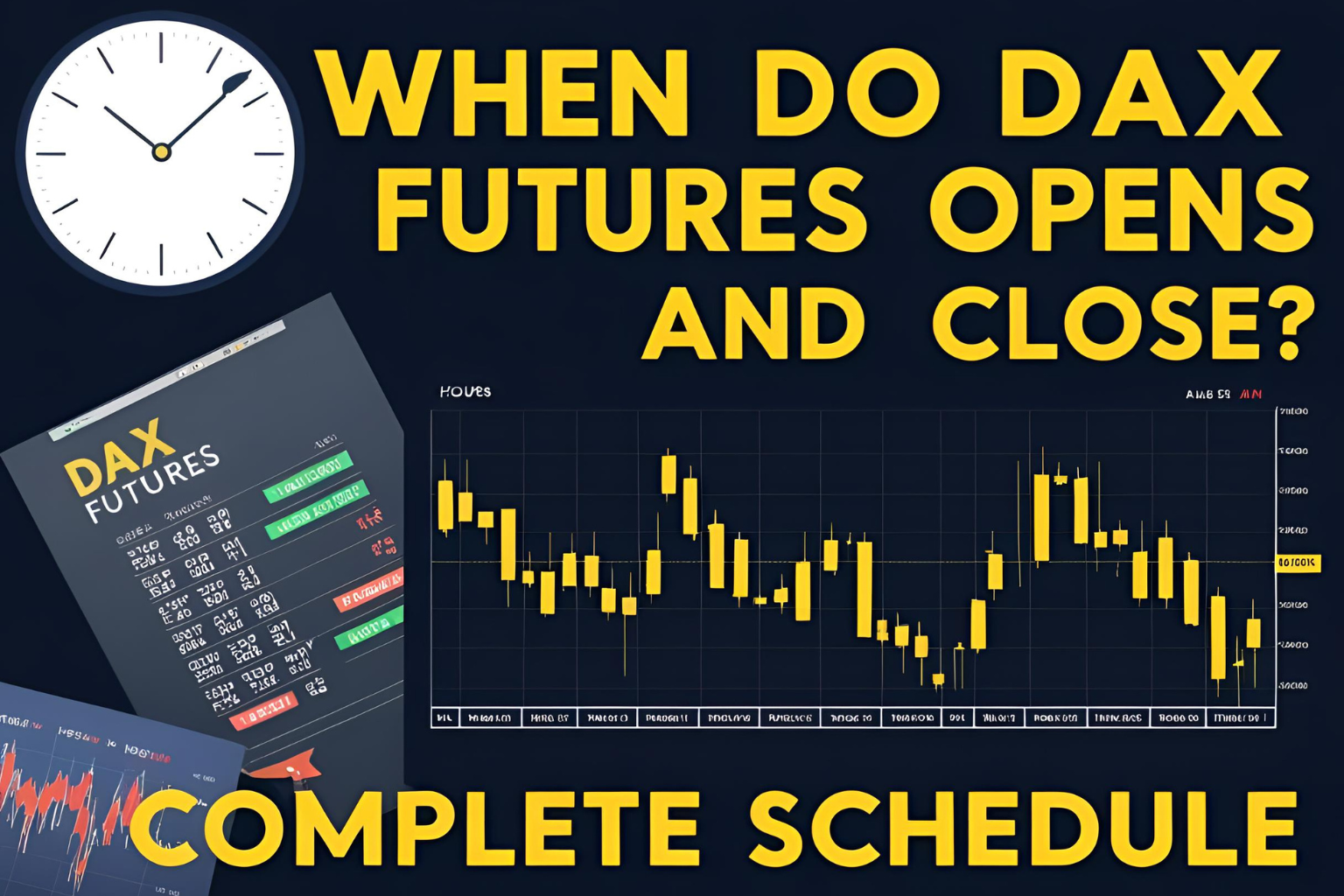 When Do DAX Futures Open and Close? Complete Schedule