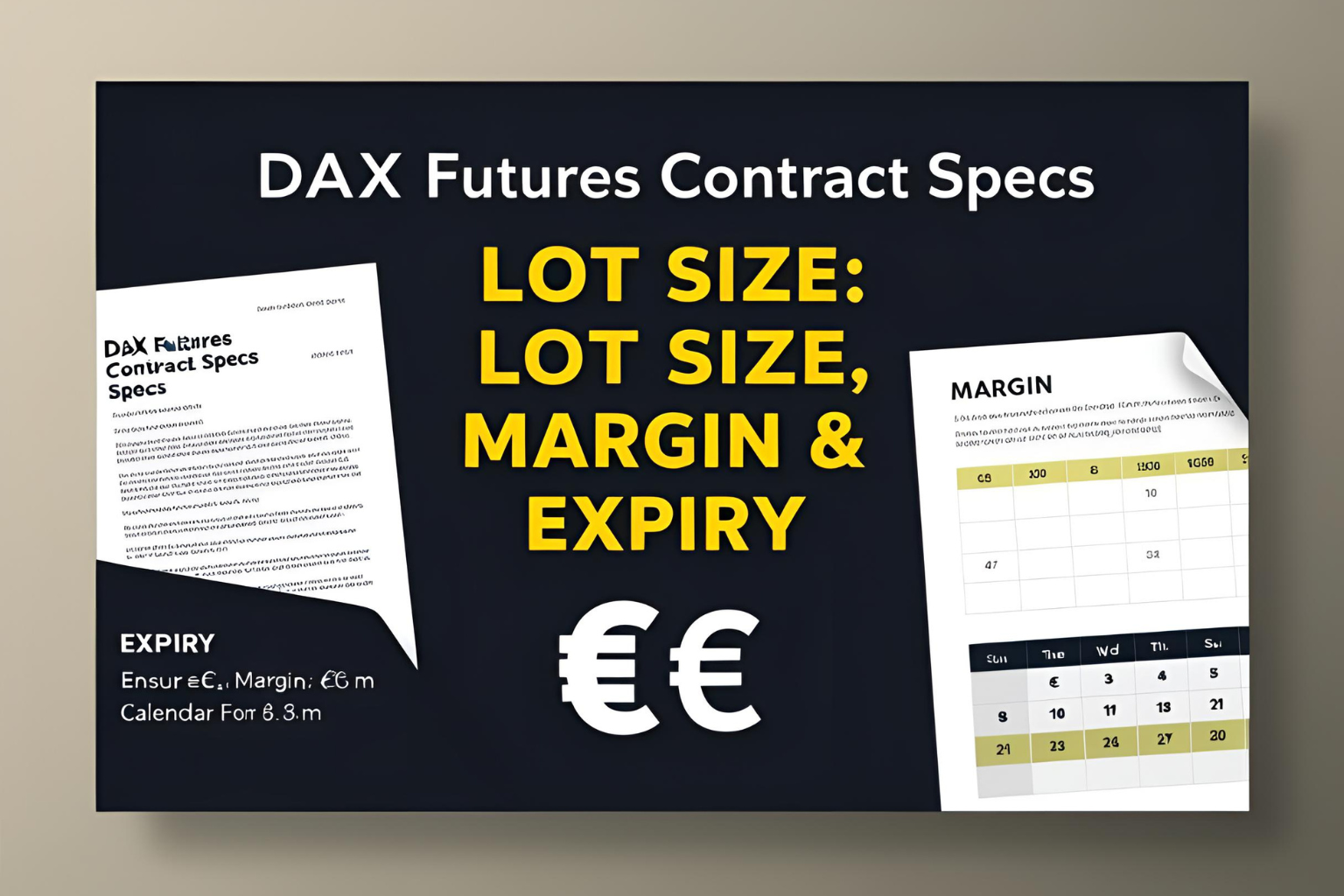 DAX Futures Contract Specs: Lot Size, Margin &#038; Expiry