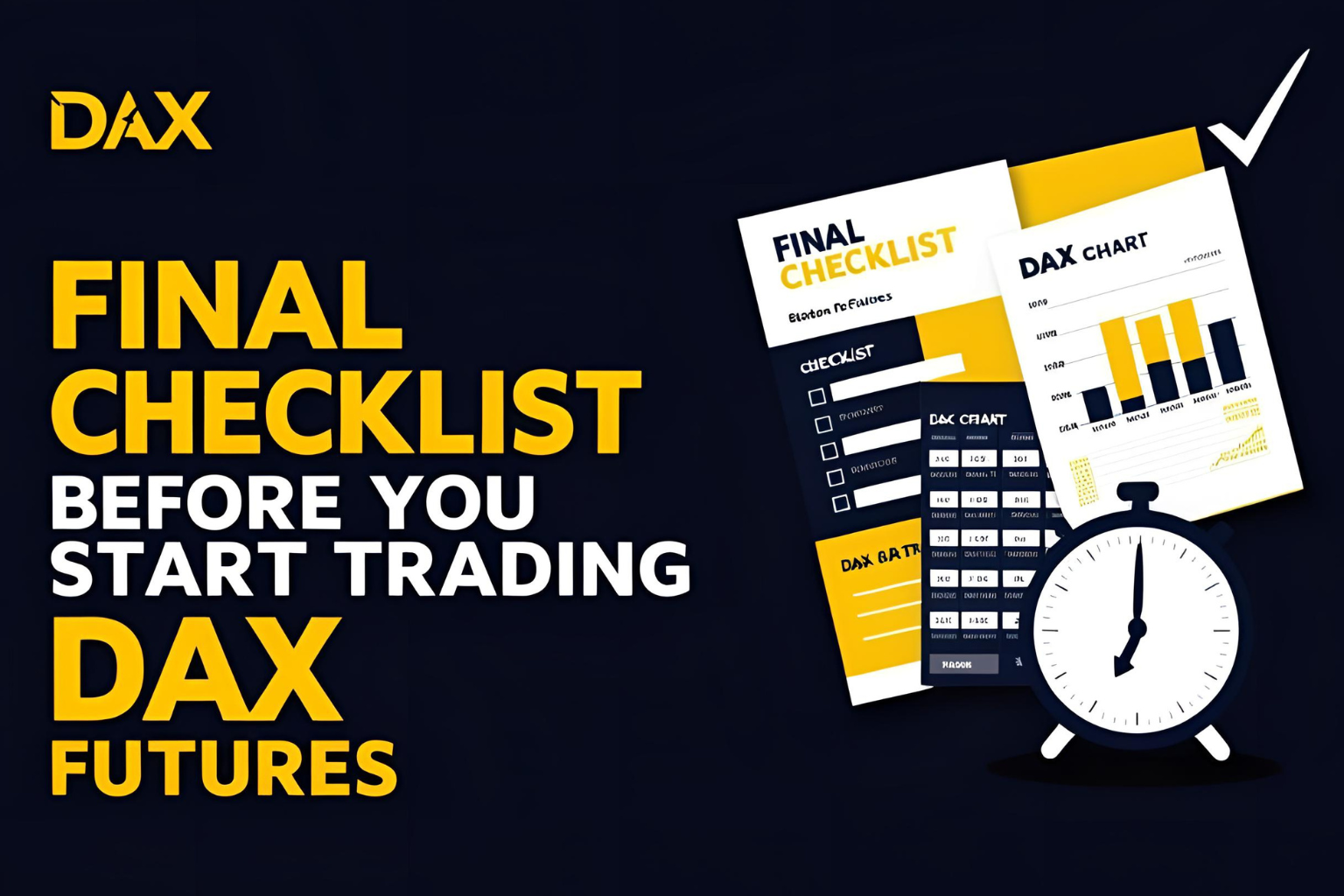 Final Checklist Before You Start Trading DAX Futures