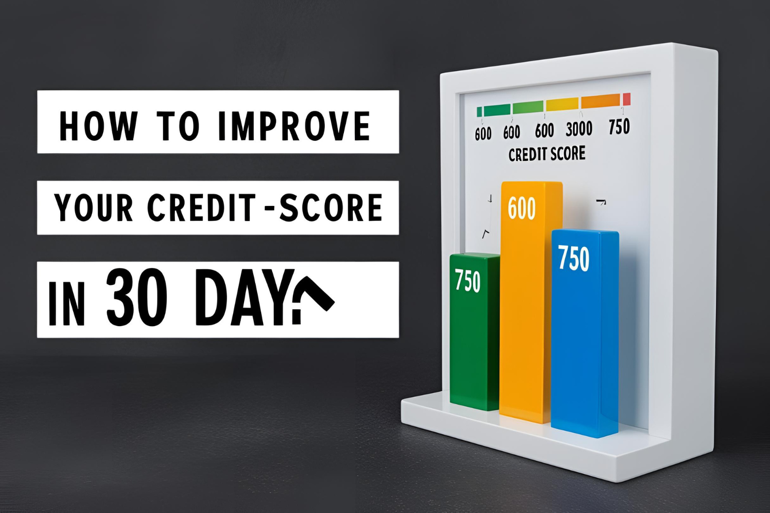 How to Improve Your Credit Score in 30 Days