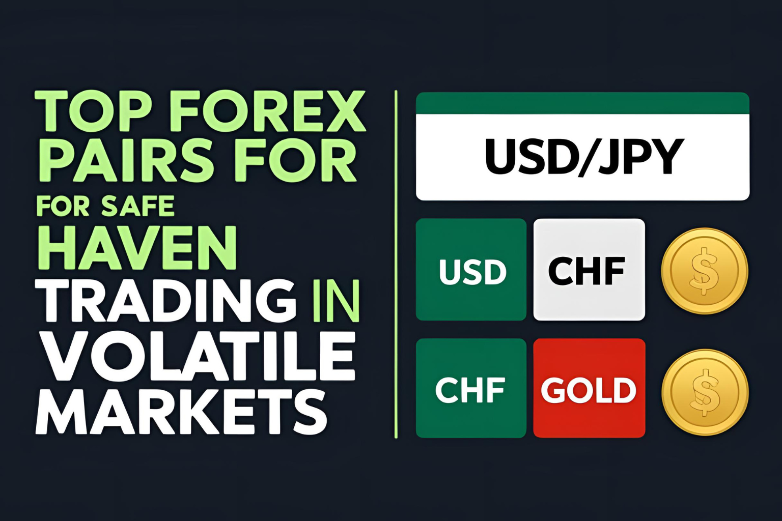 Top Forex Pairs for Safe Haven Trading in Volatile Markets
