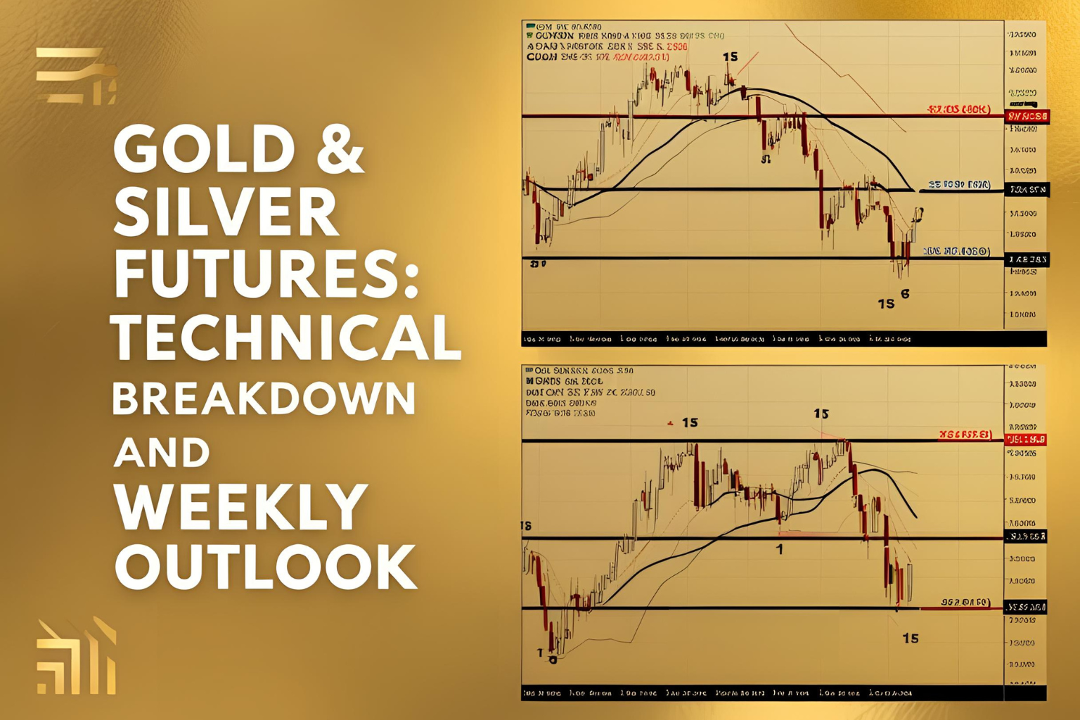 Gold &#038; Silver Futures: Technical Breakdown and Weekly Outlook