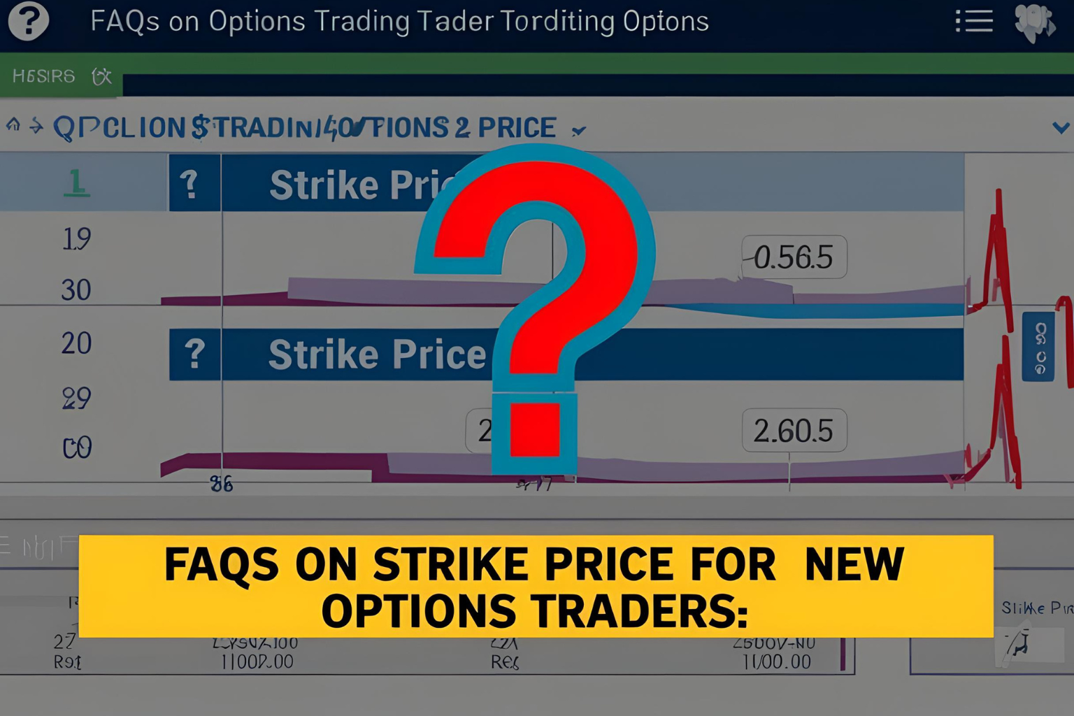 FAQs on Strike Price for New Options Traders