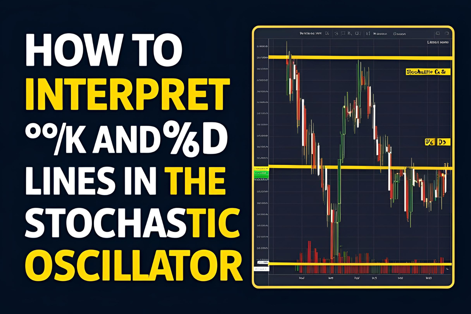 How to Interpret %K and %D Lines in the Stochastic Oscillator