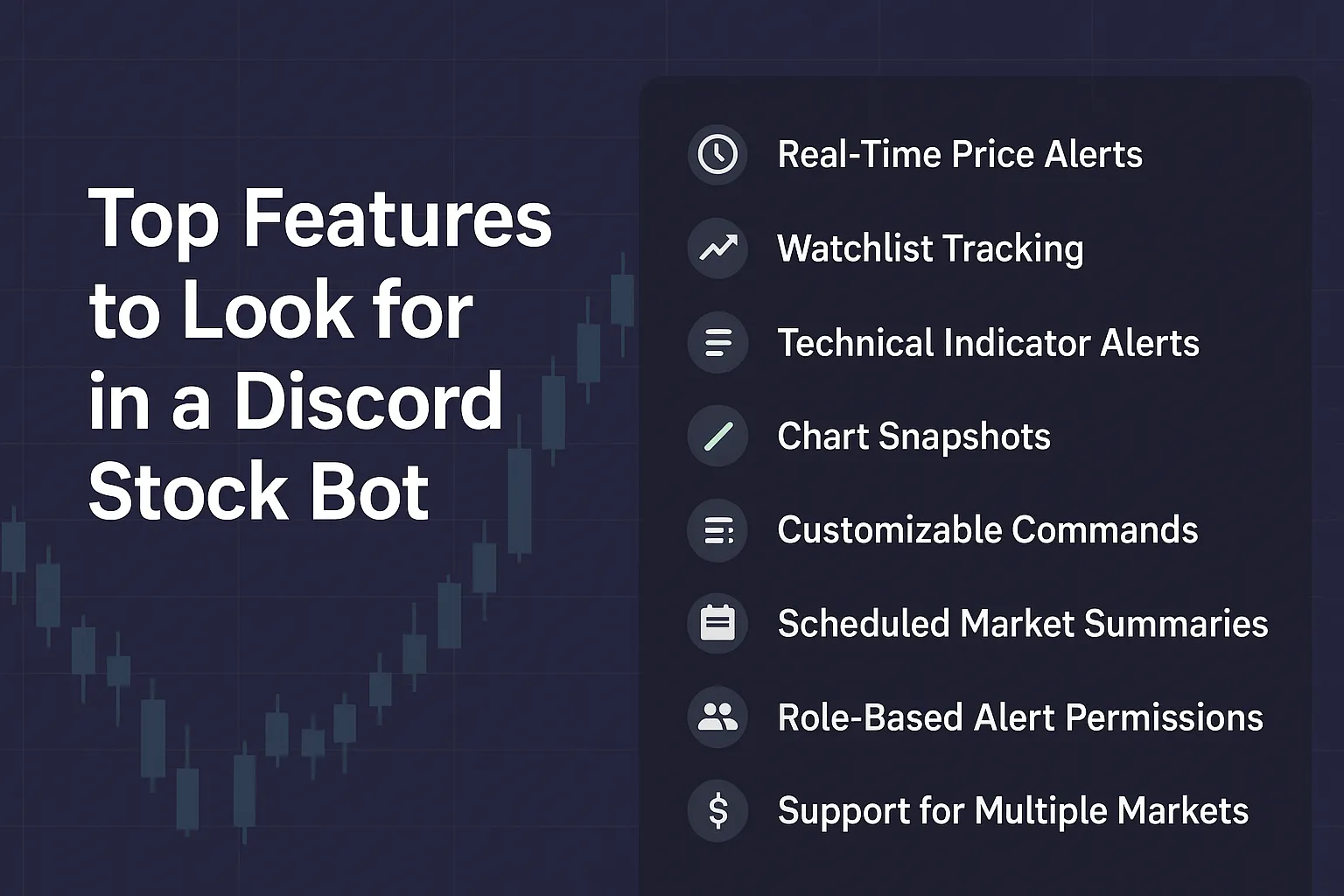 Top Features to Look for in a Discord Stock Bot
