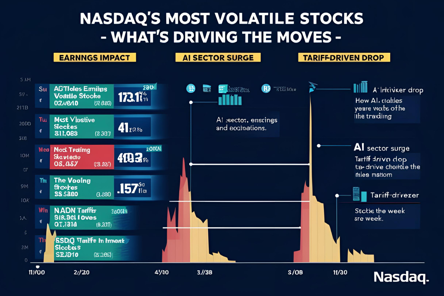 Nasdaq’s Most Volatile Stocks – What’s Driving the Moves?