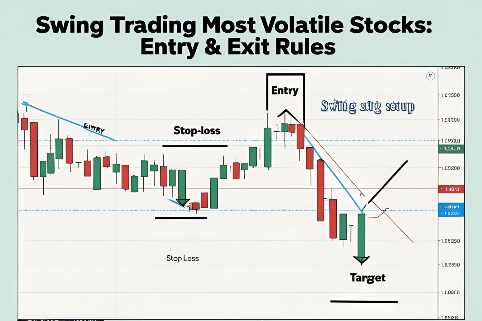 Swing Trading Most Volatile Stocks: Entry &#038; Exit Rules