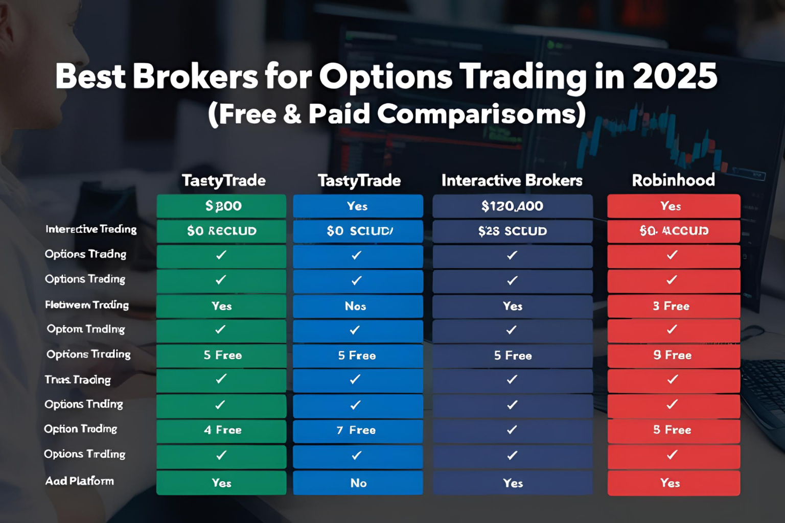 Best Brokers for Options Trading in 2025 (Free &#038; Paid Platforms)
