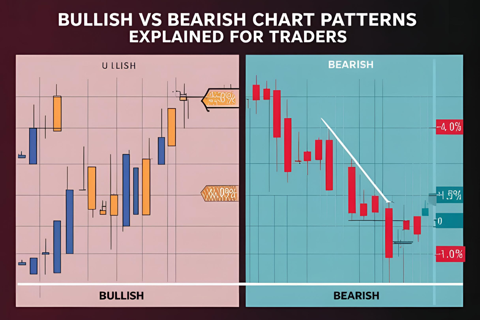 Bullish vs Bearish Chart Patterns Explained for Traders
