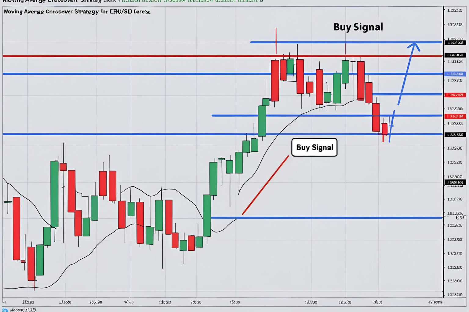 Moving Average Crossover Strategy for EUR/USD Forex Trading