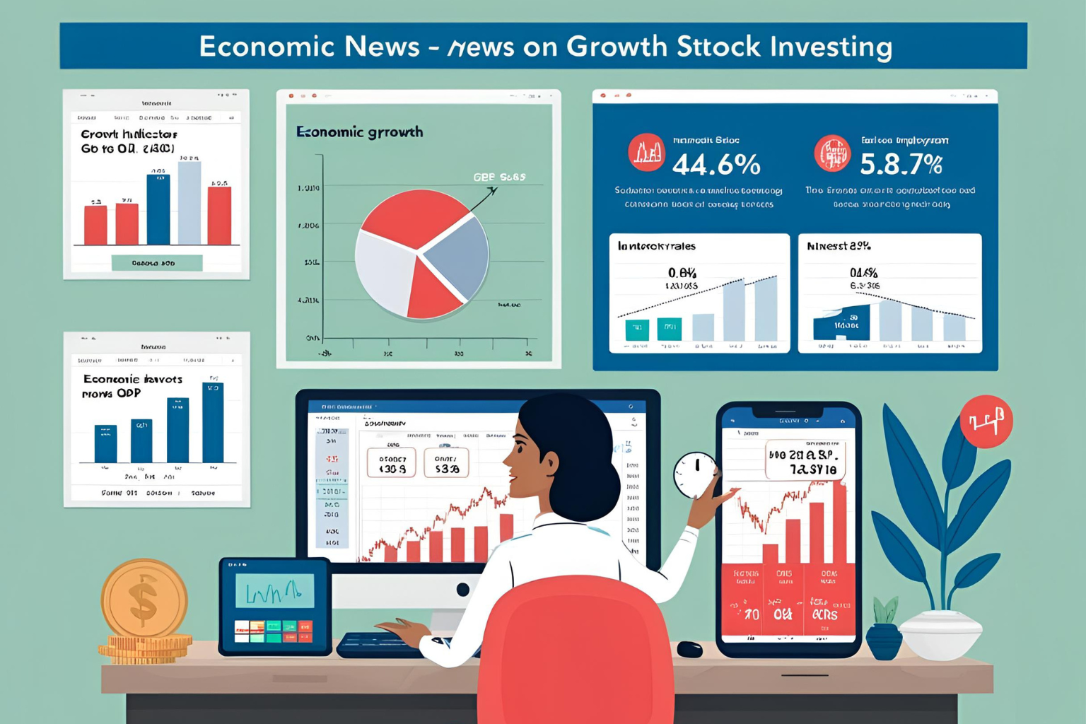How Economic News Impacts Growth Stock Investing