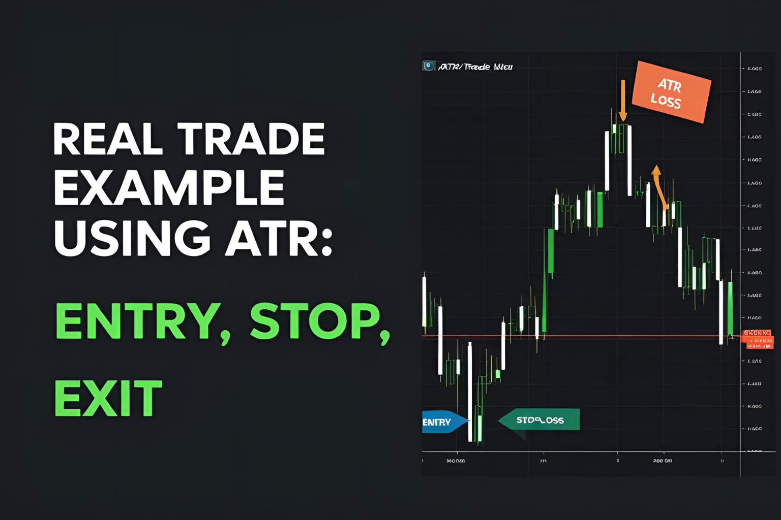 Real Trade Example Using ATR: Entry, Stop, Exit
