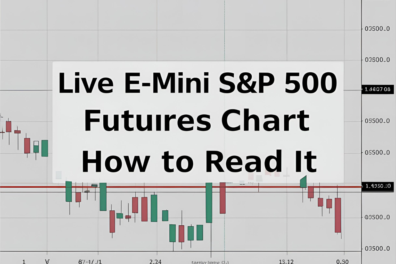 Live E-mini S&#038;P 500 Futures Chart: How to Read It