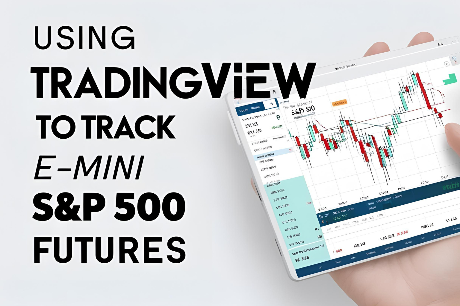 Using TradingView to Track E-mini S&#038;P 500 Futures