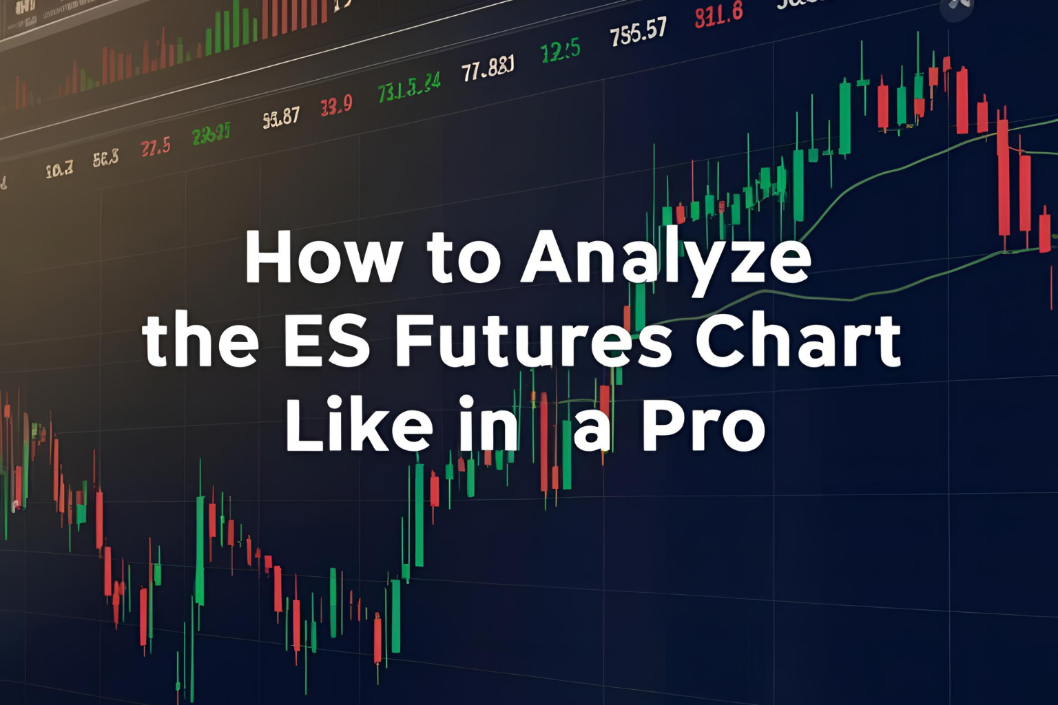 How to Analyze the ES Futures Chart Like a Pro