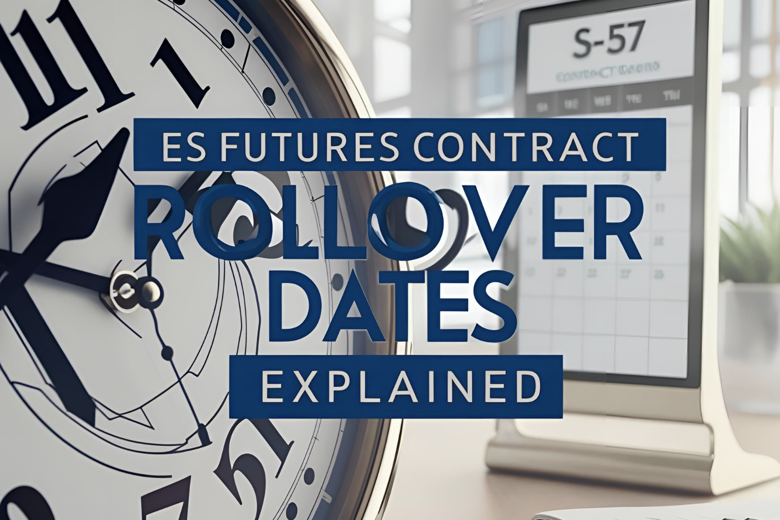 ES Futures Contract Rollover Dates Explained