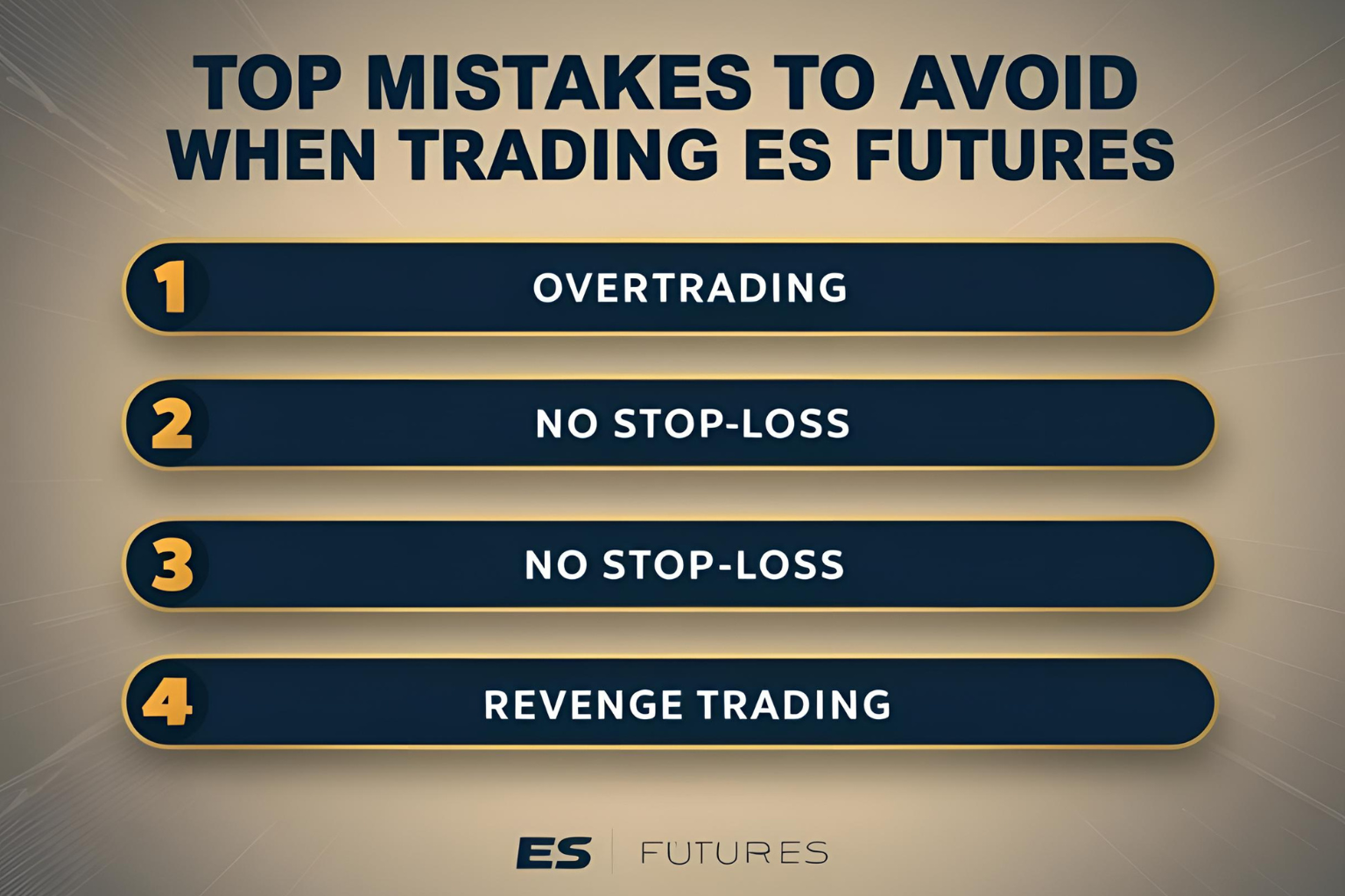 Top Mistakes to Avoid When Trading ES Futures