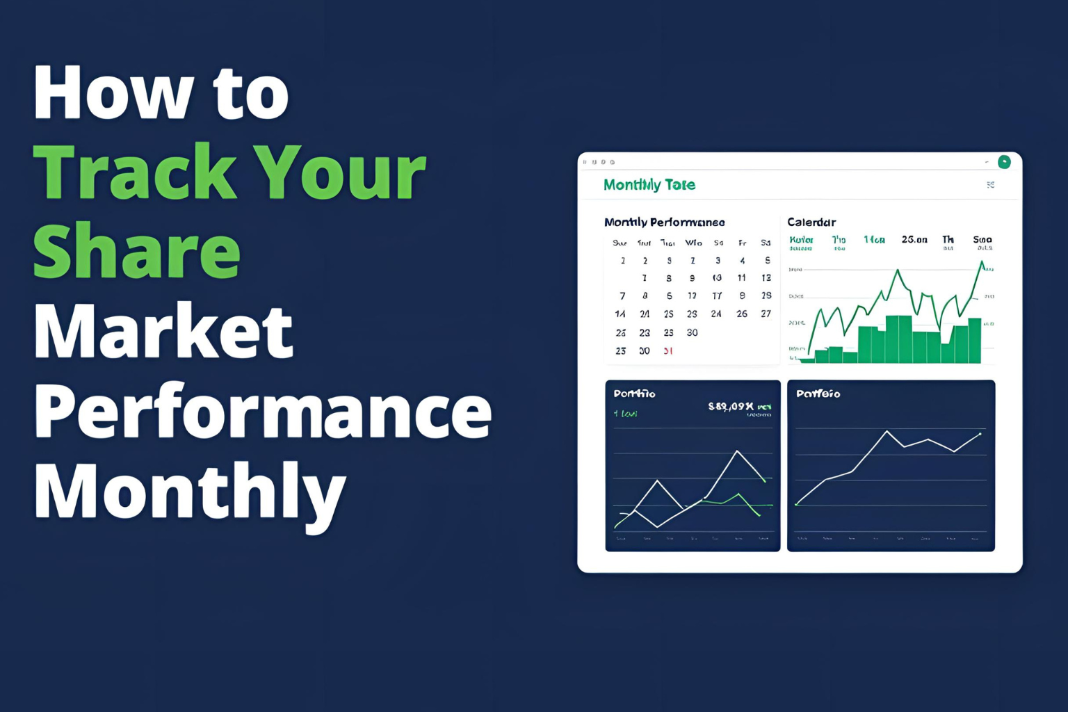 How to Track Your Share Market Performance Monthly