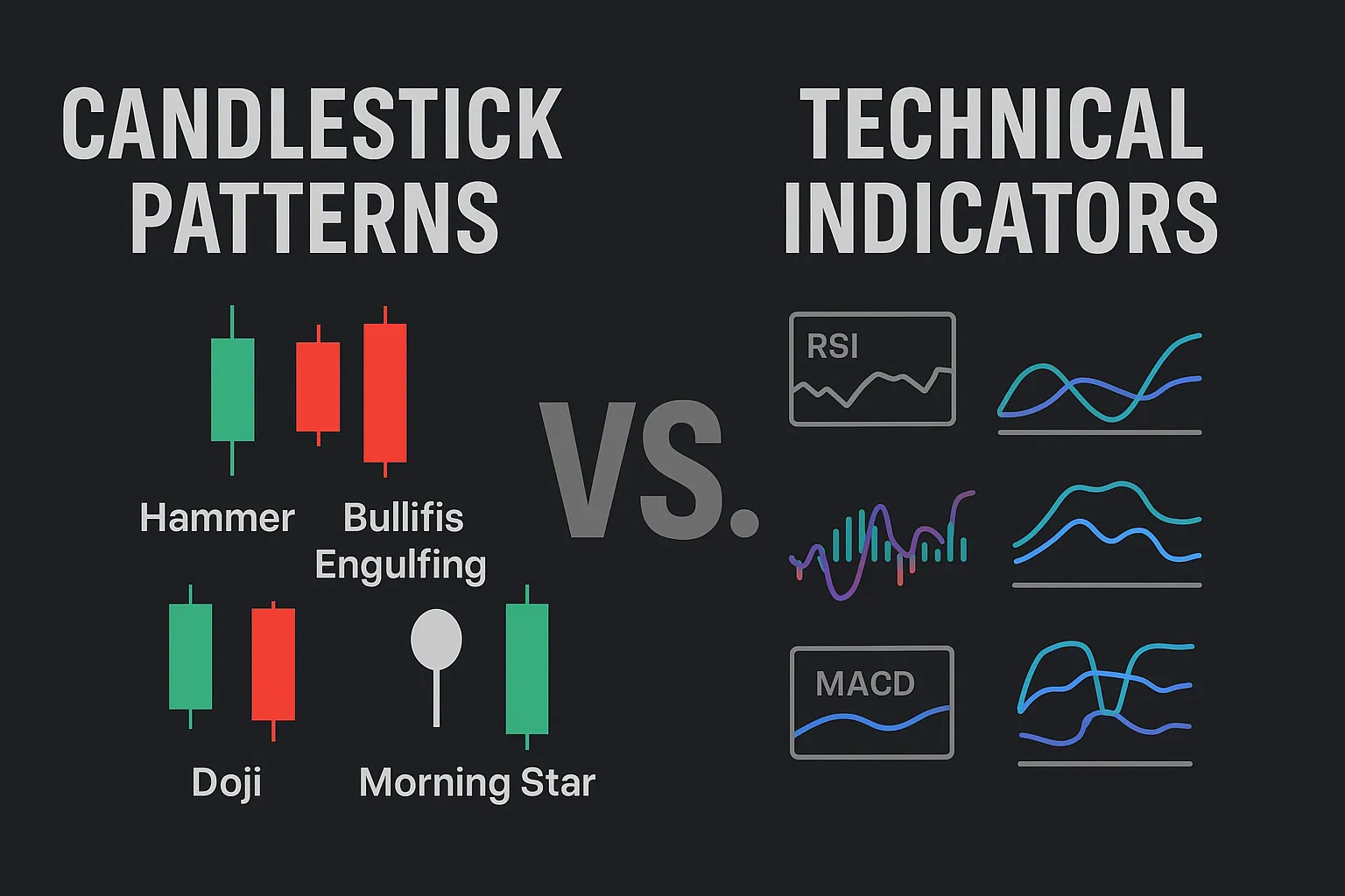 Candlestick Patterns vs Technical Indicators: Which Is Better?