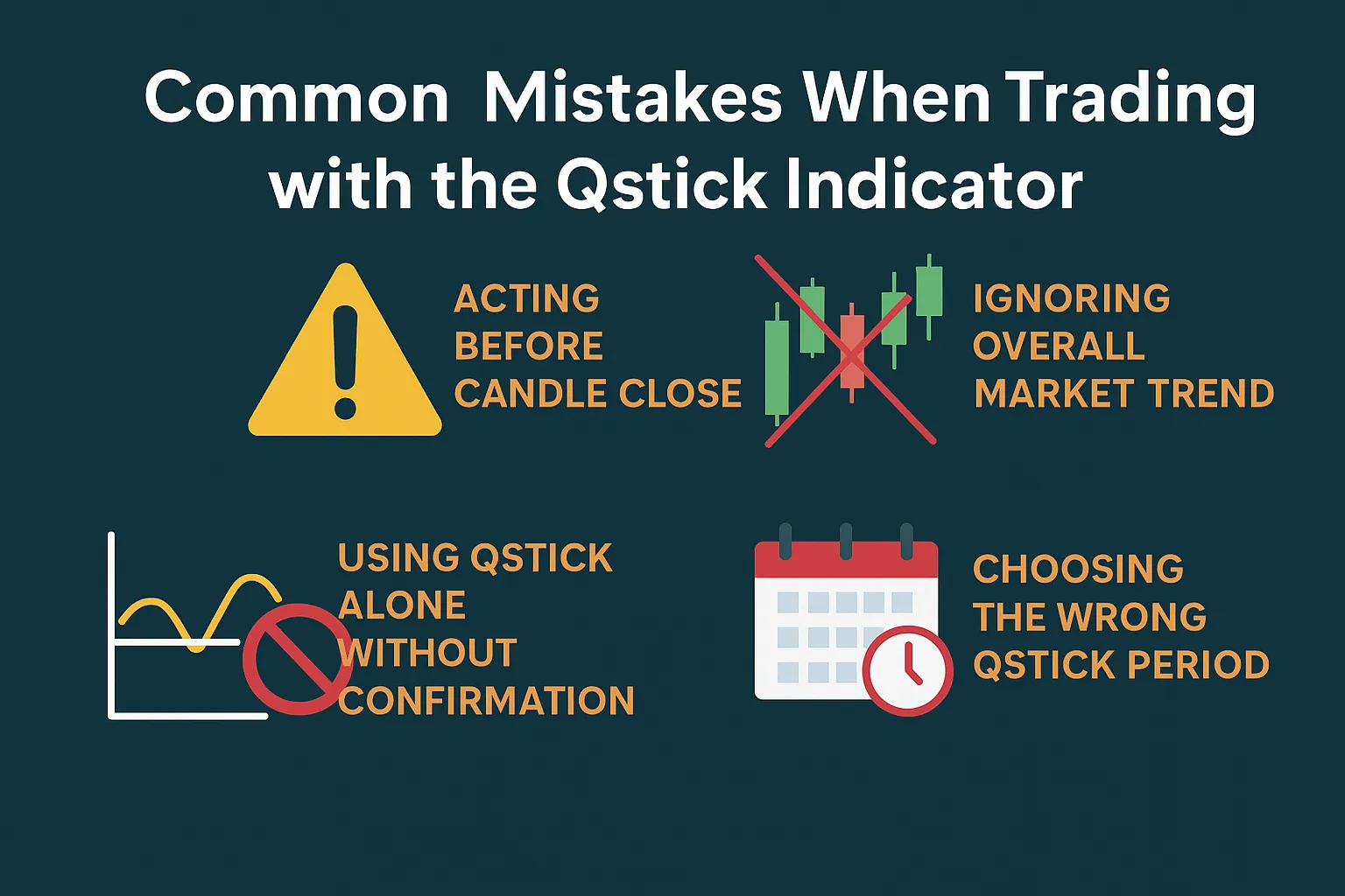 Common Mistakes When Trading with the Qstick Indicator