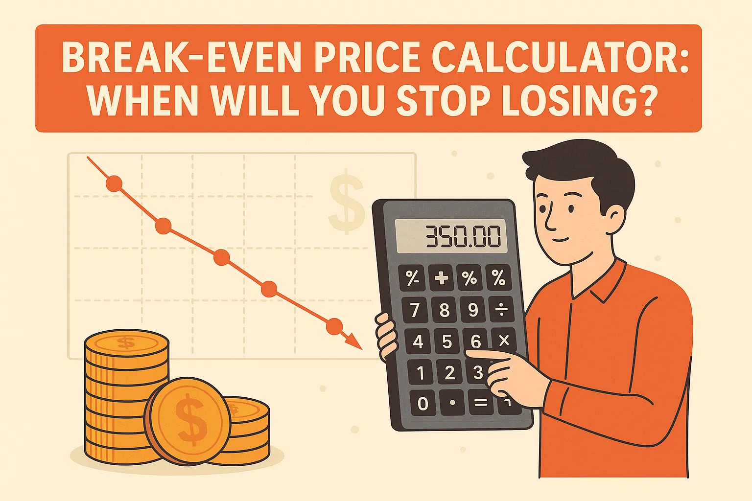 Break-Even Price Calculator: When Will You Stop Losing?